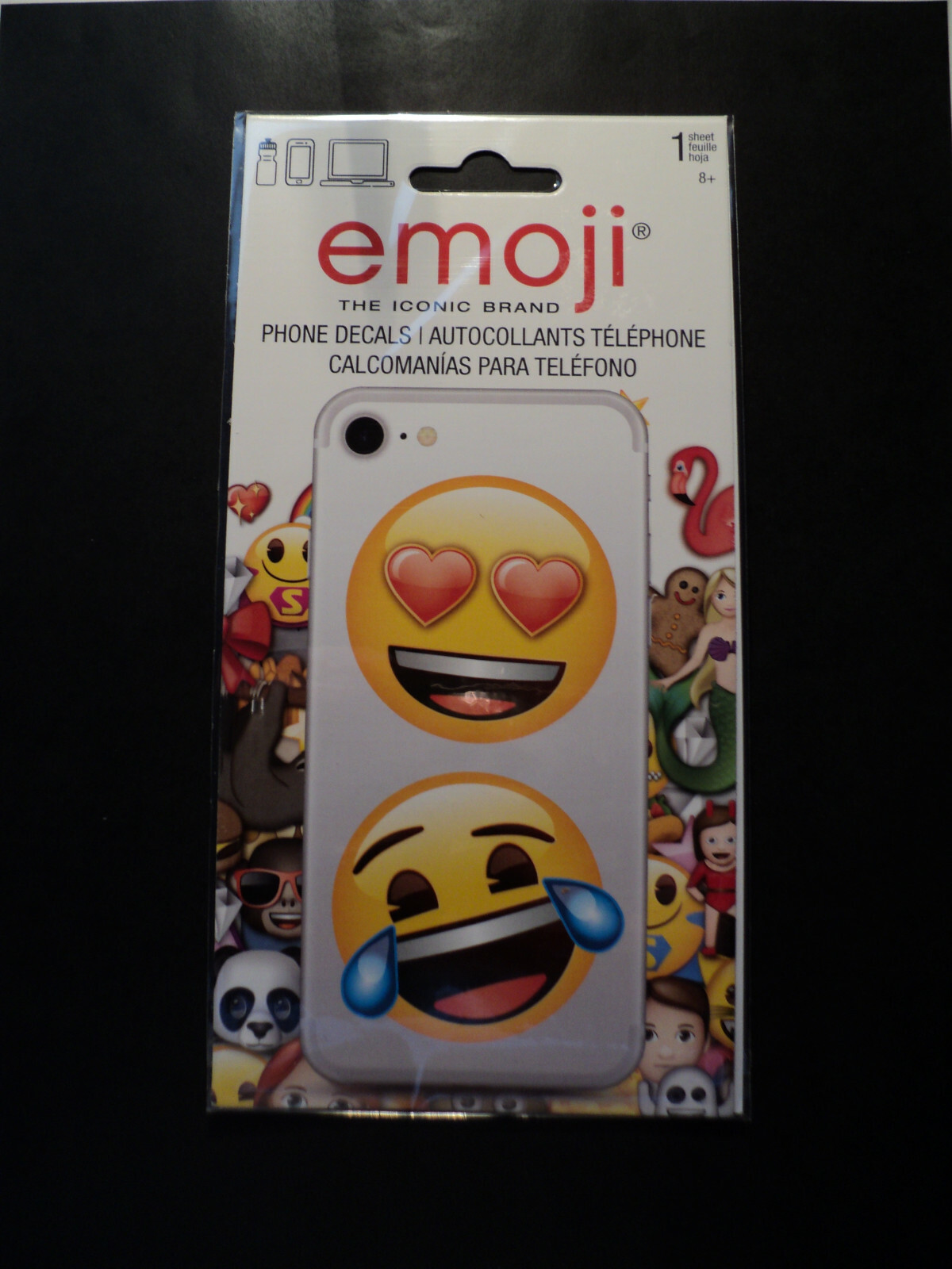 "EMOJI" THE ICONIC BRAND STICKERS/DECALS BY SANDY LION ...AUCT#3805