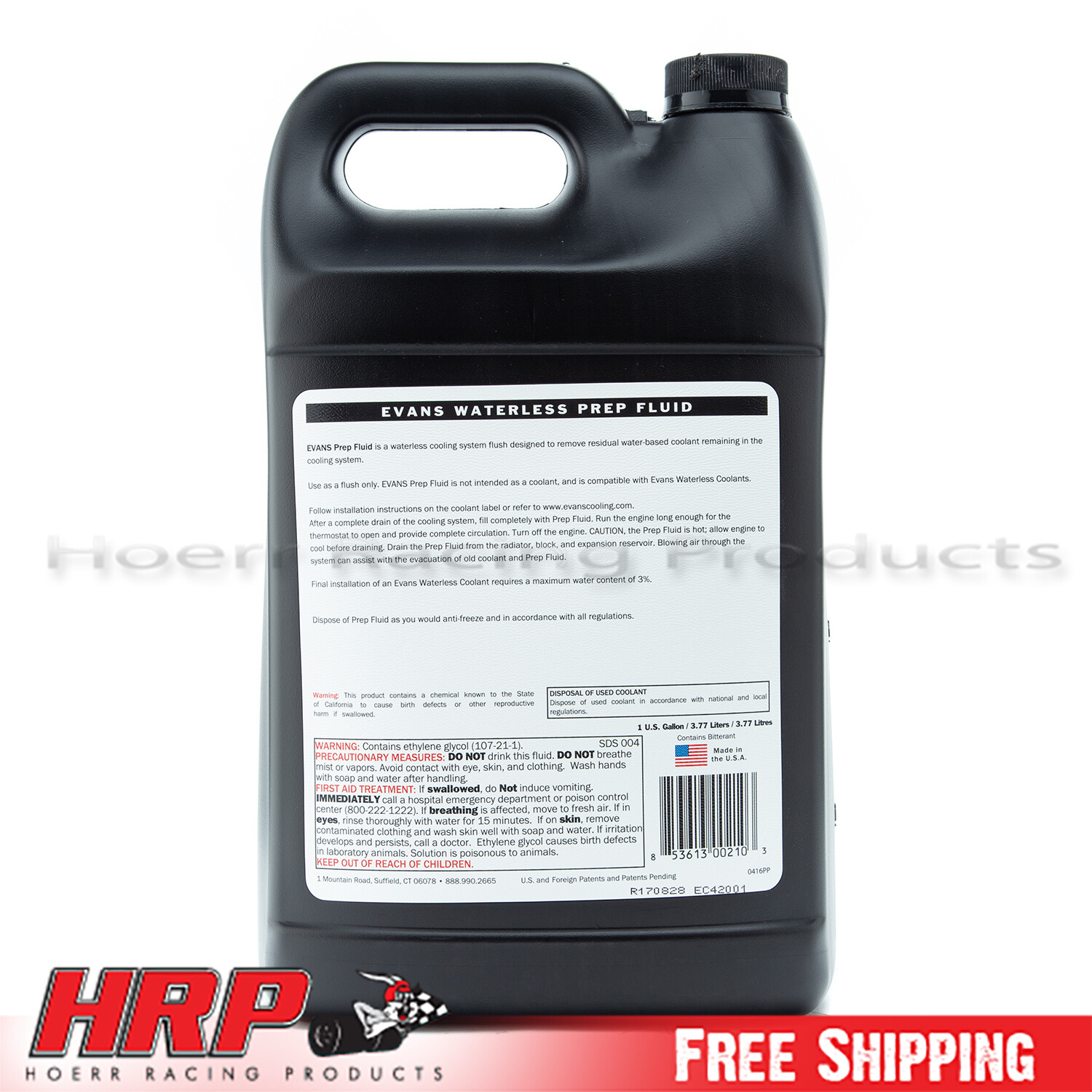 Evans PREP Waterless Flush 4 Gallons EC42001