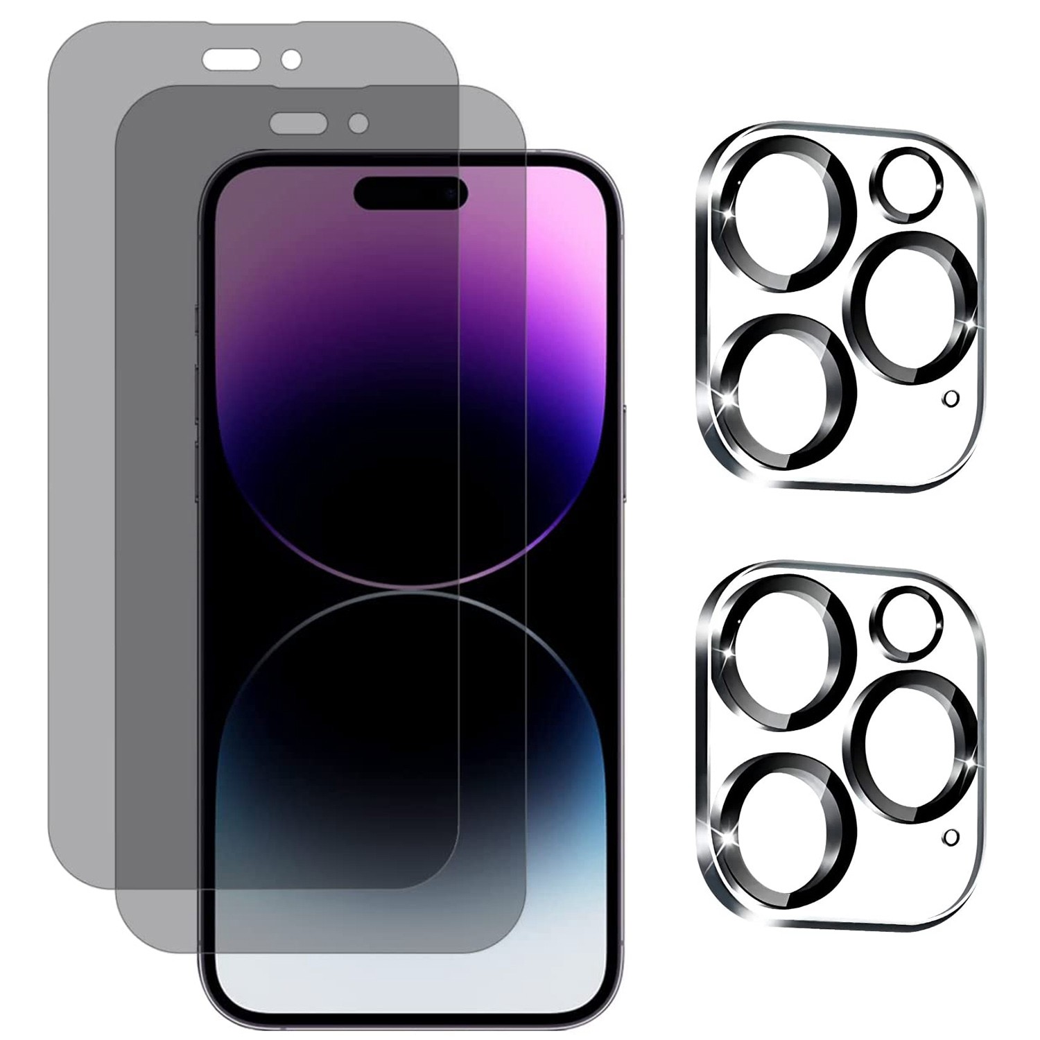 Privacy Screen Protector / Camera Lens Protector for iPhone 12 13 14 Pro Max