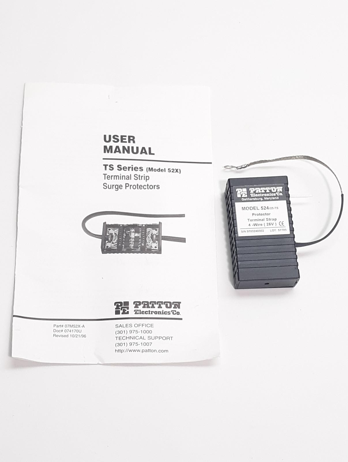 Patton Electronics MODEL 537 Token Ring Surge Protector