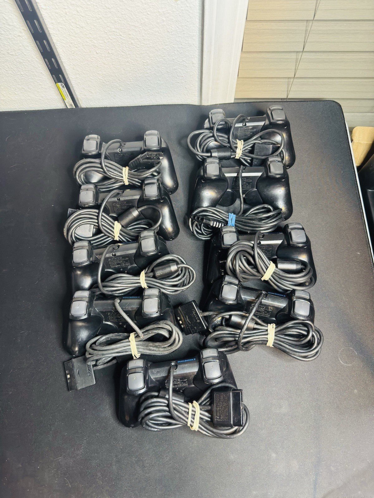 1x OEM Sony PlayStation PS2 Black Dualshock 2 Controller Tested Working