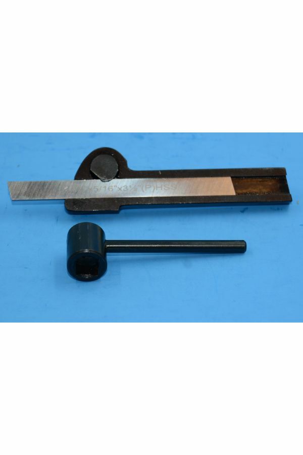 PARTING TOOL HOLDER AND BLADE FOR SMALL LATHE  5/16 x 3 1/2, SMITHY, GRIZZLY