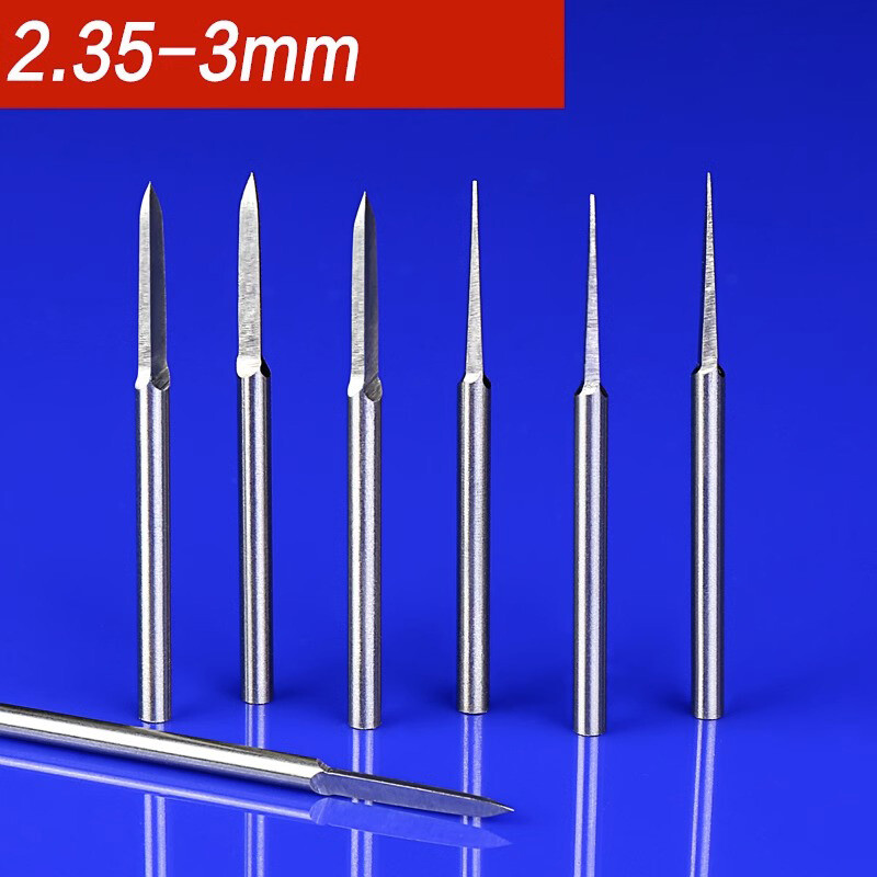 2.35/3mm Shank Sword-shaped Carving Knife Professional Wood Carving Chisel Knife