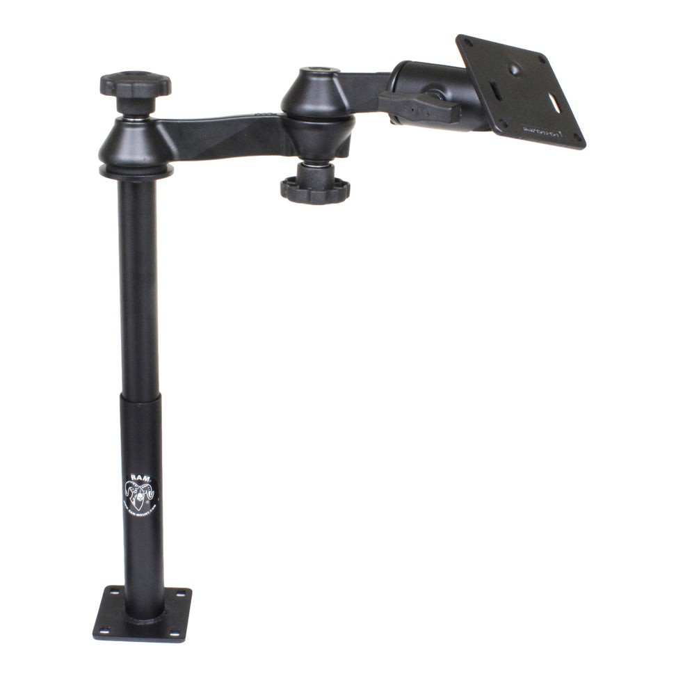 RAM-VP-SW1-129-2461  RAM Tele-Pole with 12" & 9" Poles, Swing Arms...