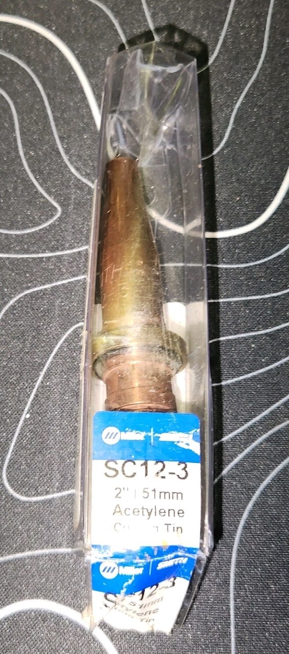 GENUINE MILLER SMITH ACETYLENE CUTTING TIP 2INCH/51MM SC12-3
