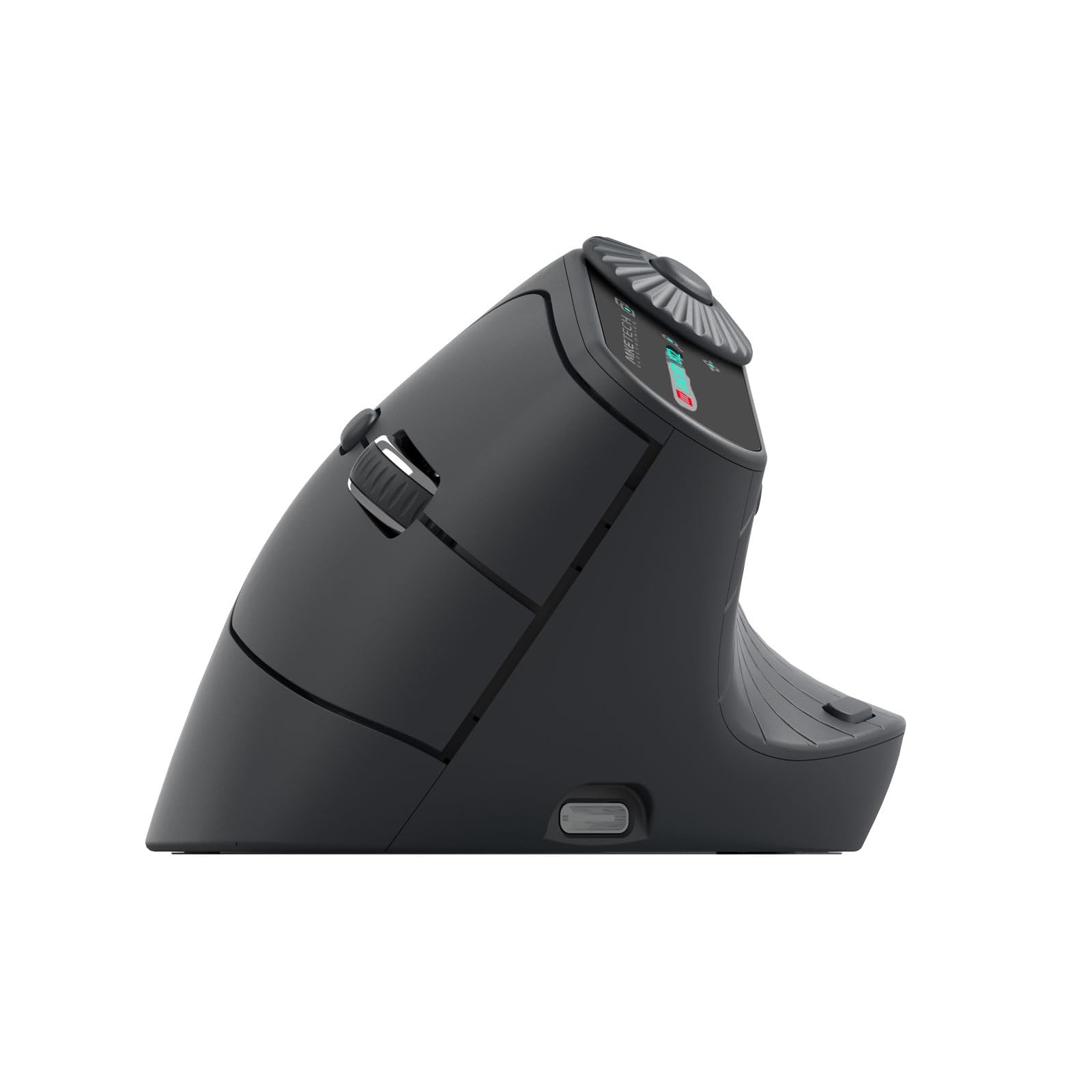 Vertical Ergonomic Mouse 2.4G Wireless Bluetooth Task Window Switching Black