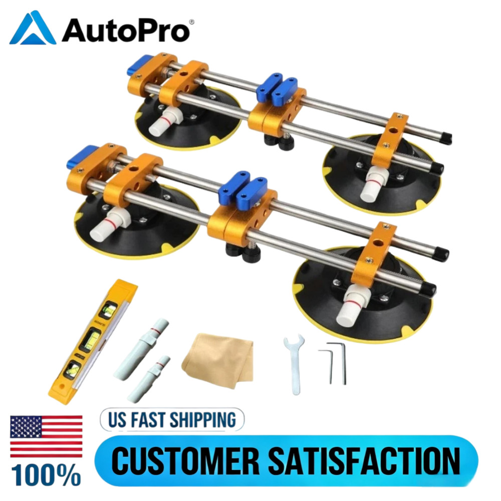 2PCS Seamless Seam Setter With 6 Inch Vacuum Suction Cups For Countertop Joining