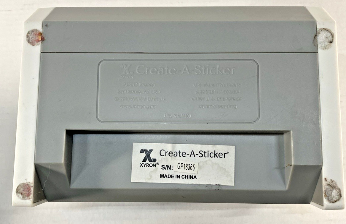 Xyron Create-A-Sticker 5 Inch Sticker Maker w/ New Sealed Refill Bundle