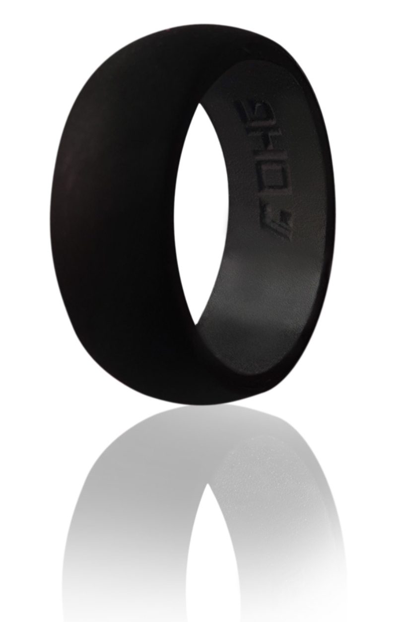 DHG Mens Silicone Wedding Ring Band (Premium Grade) for Work Sports and Activity