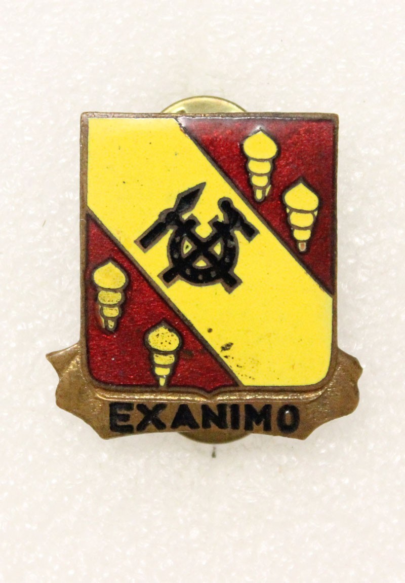U.S. Army DI pin 2412 - 27th Maintenance Battalion - c/b, Japan made