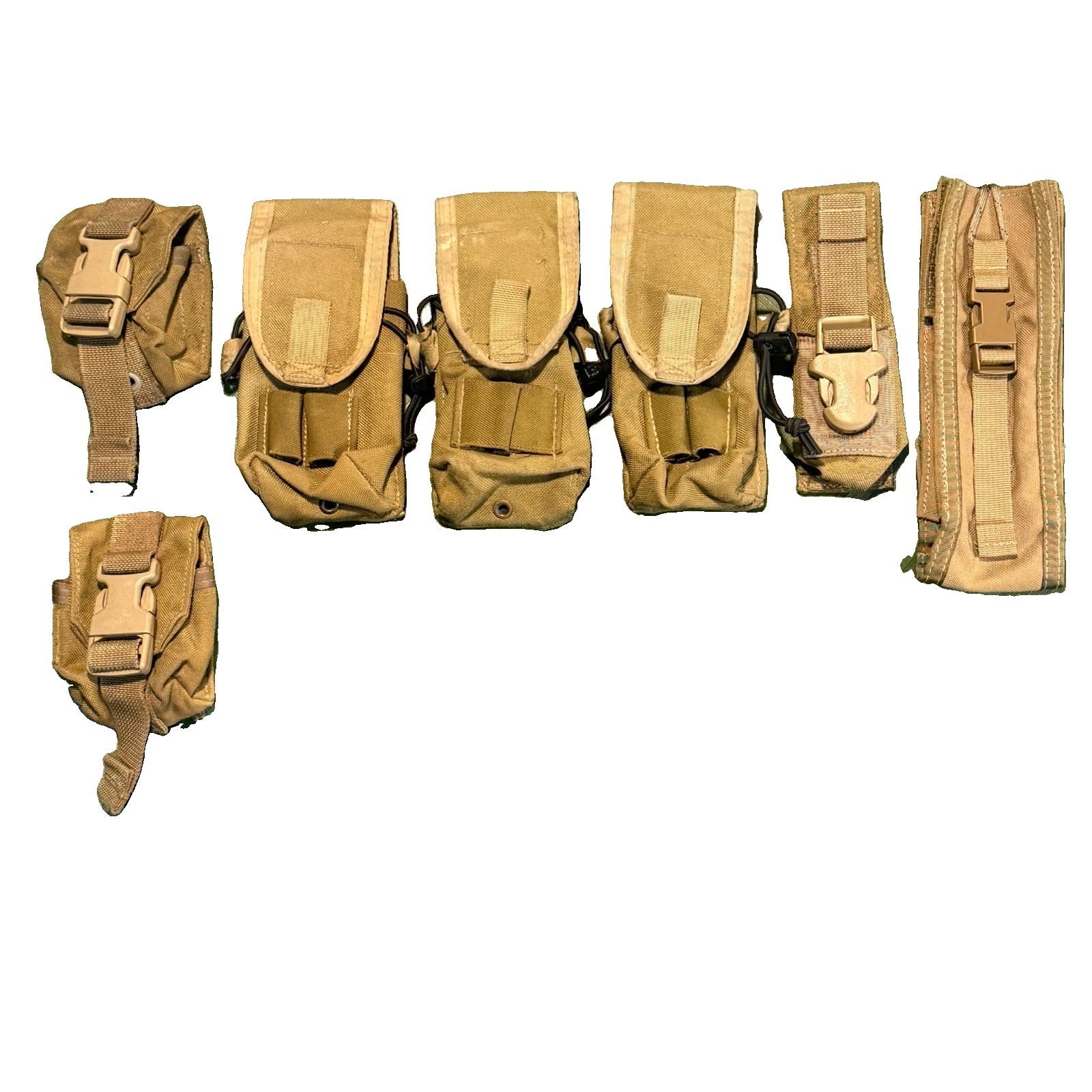 Tactical Tailor / Eagle Industries Fighting Load MOLLE Pouch Package - Coyote