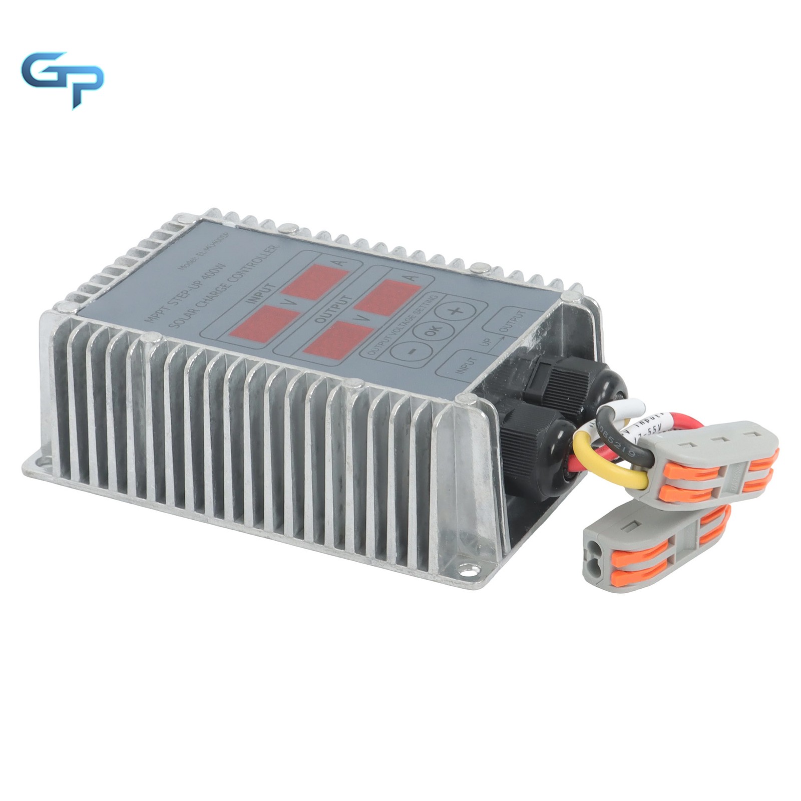 Waterproof MPPT Boost Controller 400W 24-85V Solar Panel LED Display Durable