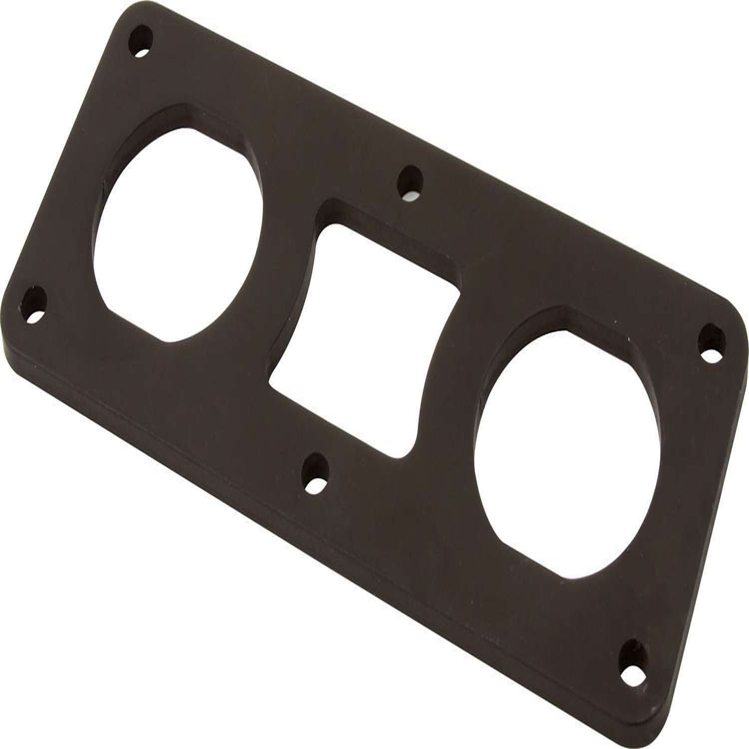 Quickcar 57-708, One Battery Terminal Bracket Remote Flat Black Aluminum