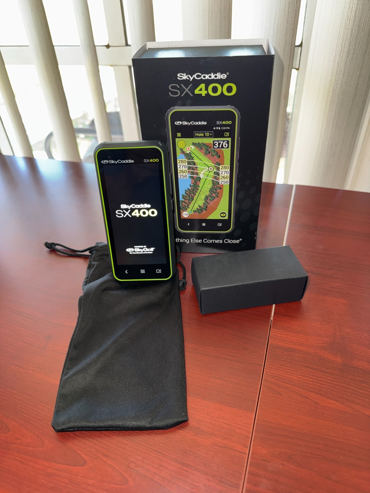 SkyCaddie SX400 GPS Golf Rangefinder with 4" Display - Green
