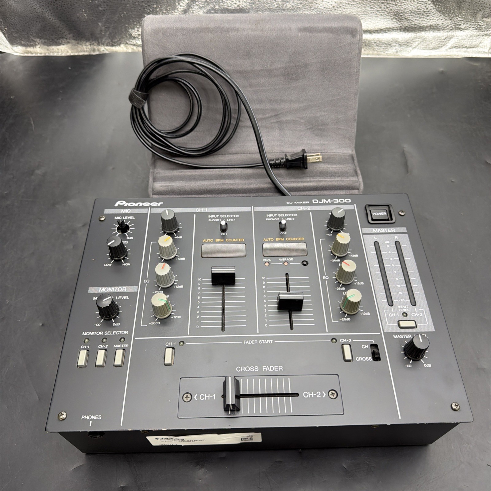 Pioneer DJ DJM-300 Black 2-Channel Professional DJ Mixer Compact Durable Tested