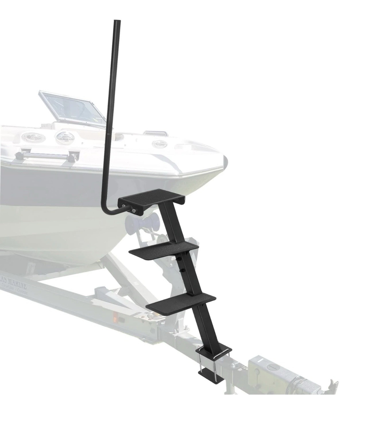 Boat Trailer Step, Heavy Duty Steel 3 Steps Ladder for Boat Trailer ...