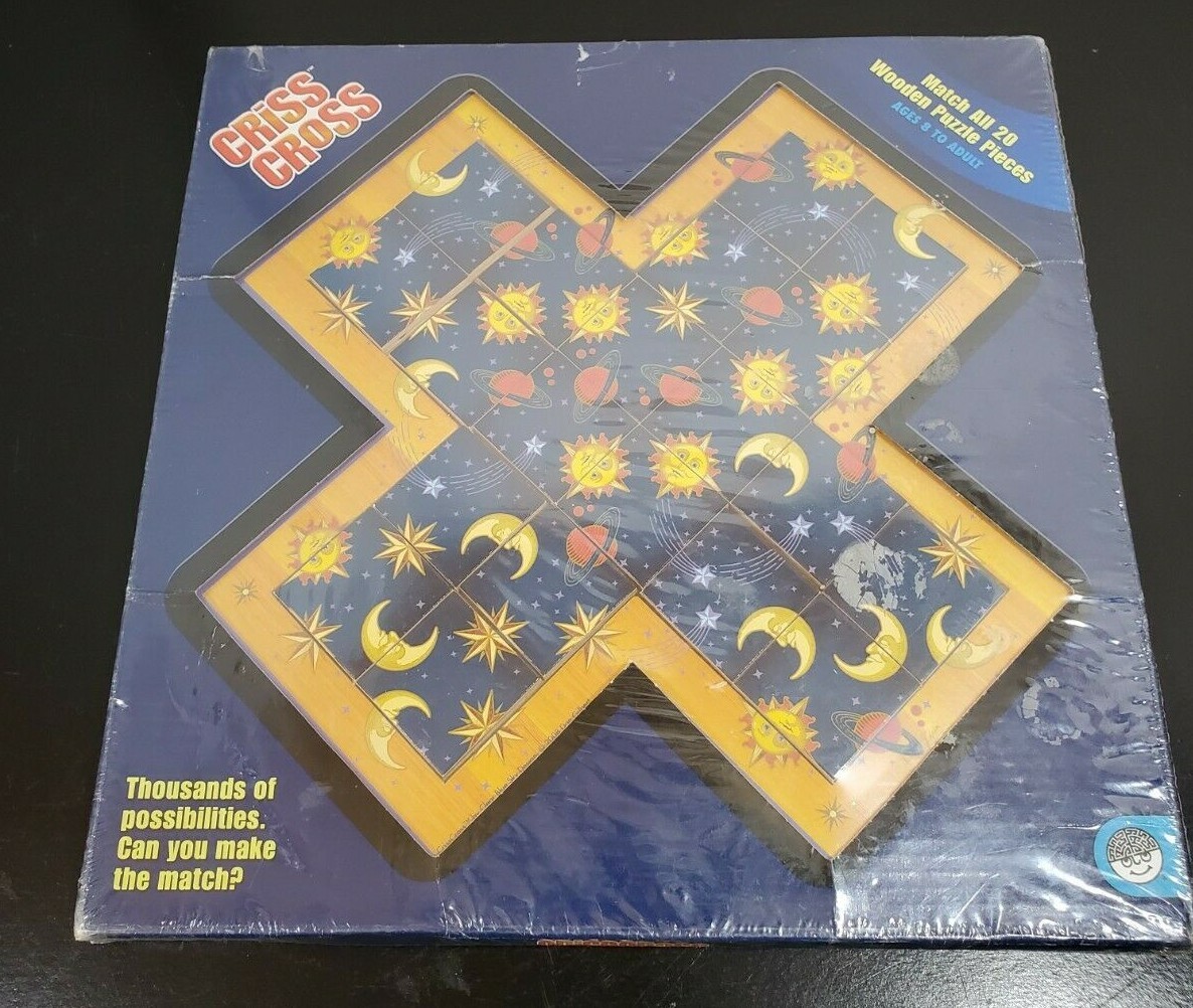Mindware Criss Cross Celestial Wooden Puzzle - NEW - Factory sealed