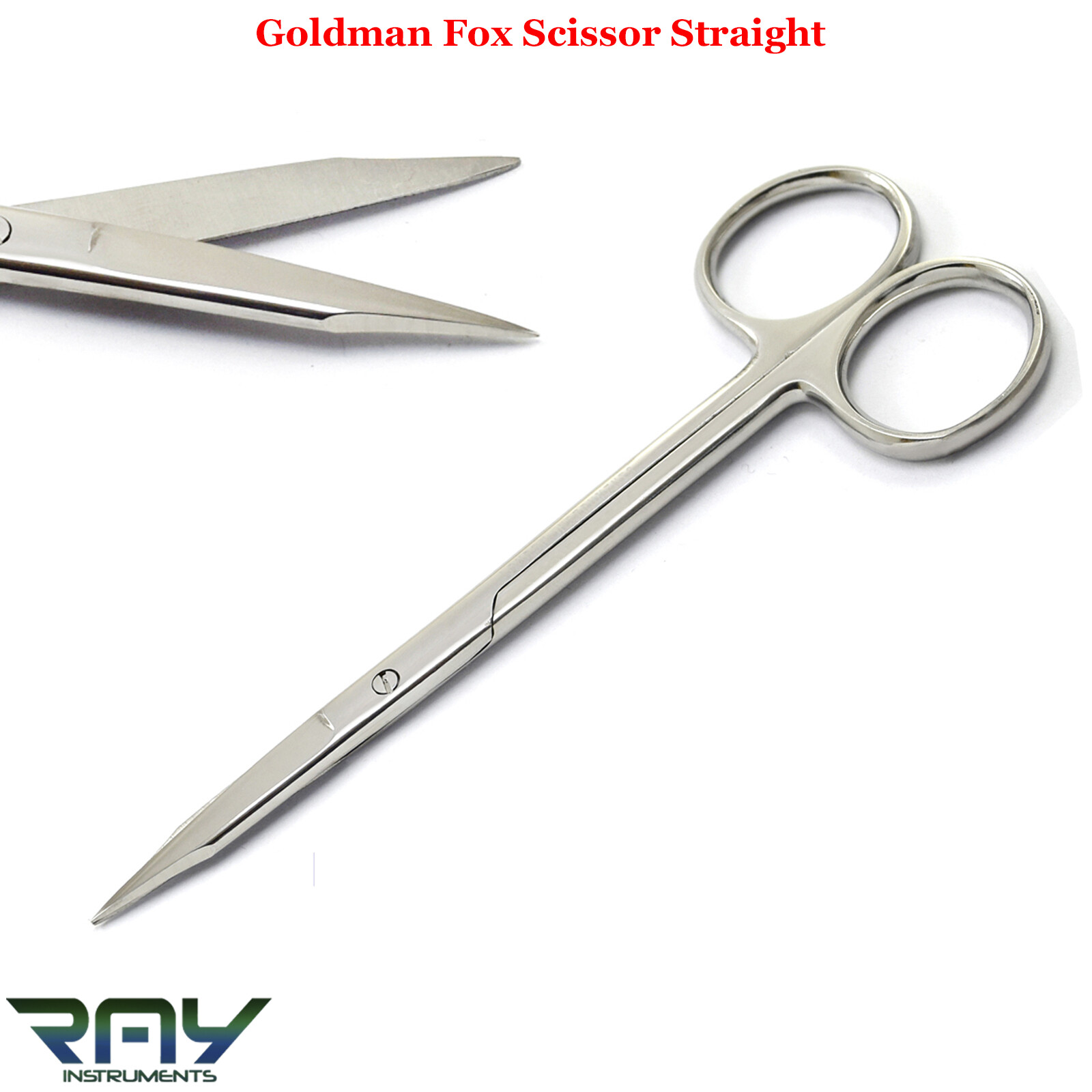 Dental Goldman Fox Scissor 5" Straight Surgical Iris Tissue Gum Shear Veterinary