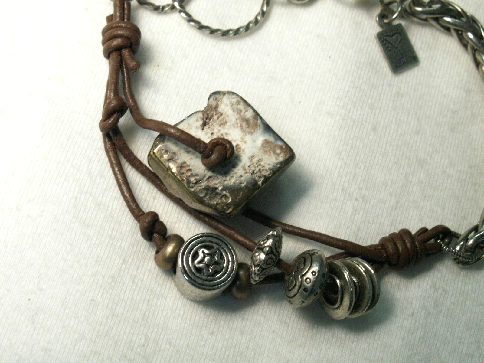 ...Desert Heart Mixed Materials Designer, Deb Sparsbott, Bracelet...