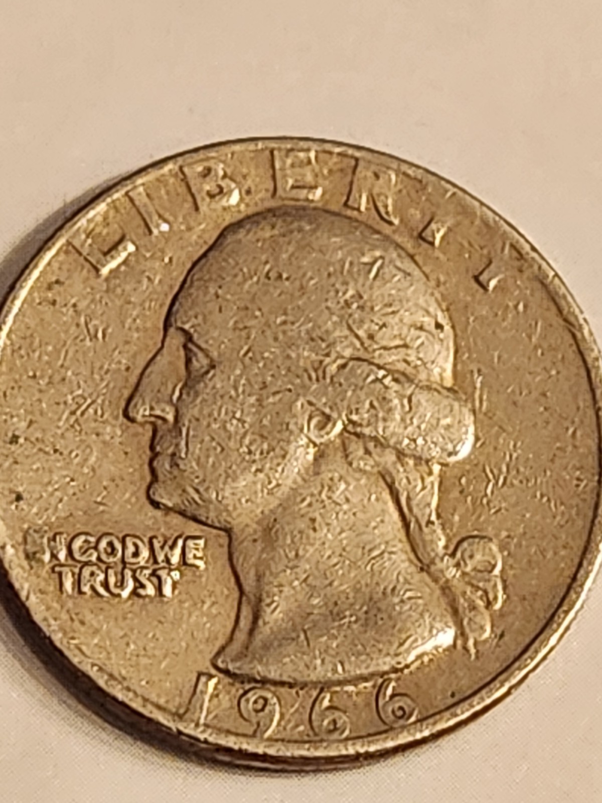 1966 quarter no mint mark . (In) And( A) errors