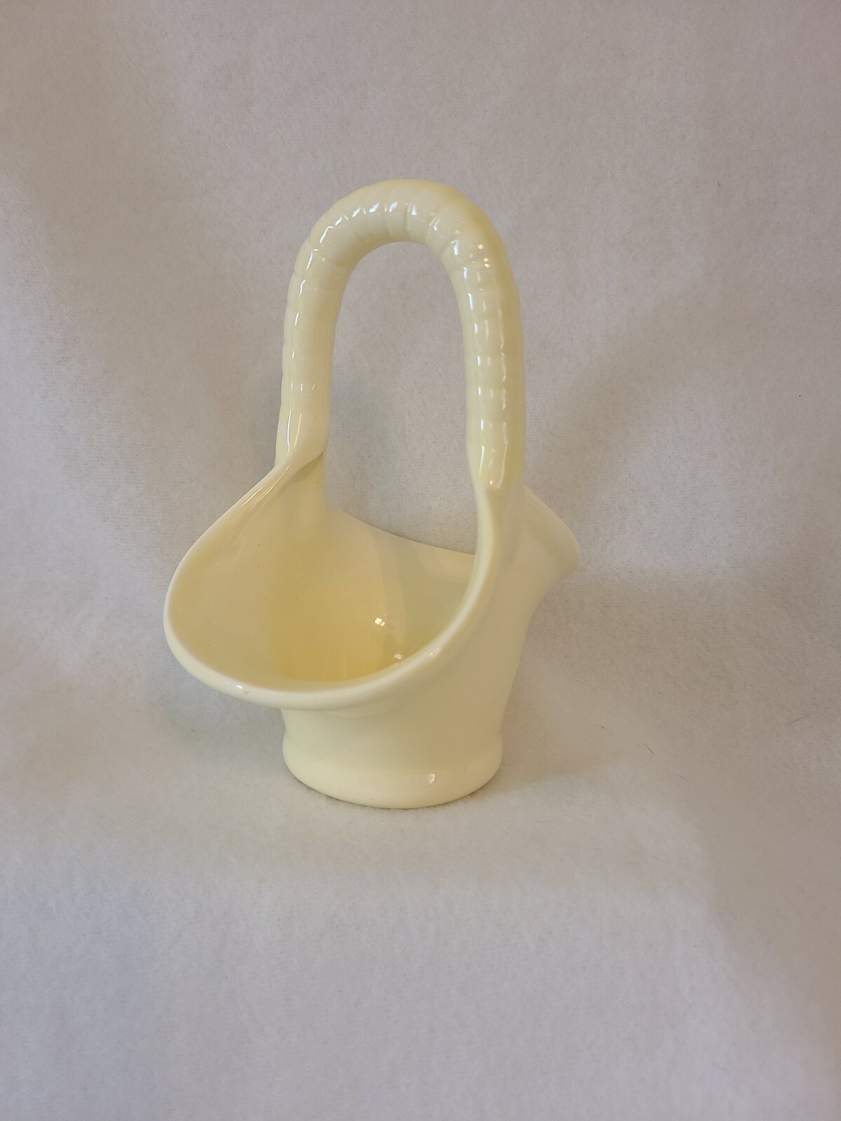 Small Yellow Basket ceramic