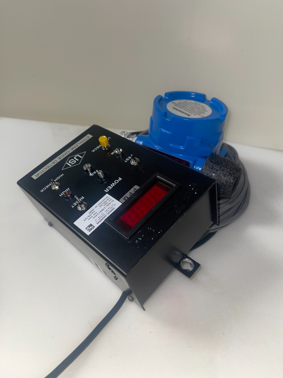 NEW OPEN BOX USI Ethylene Oxide Detector with Controller - New – Open box