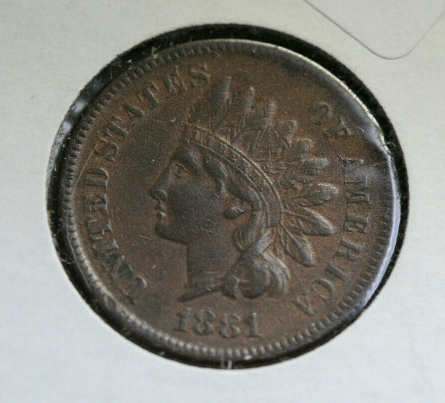 1881 Indian Cent   Nice details