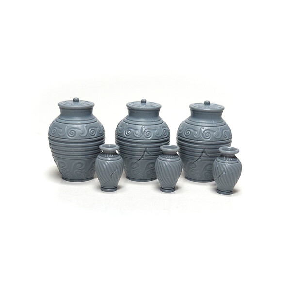 Fantasy Vases / Miniature Accessories / Gaming Terrain & Scenery / Dioramas