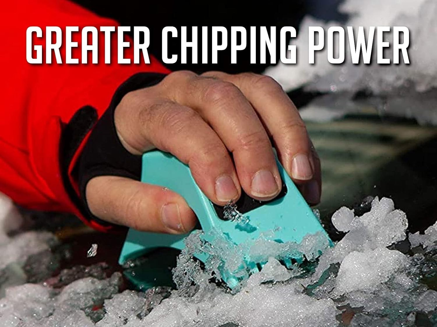 Ergonomic Ice Scraper for Windshields - Fast & Efficient Frost Removal