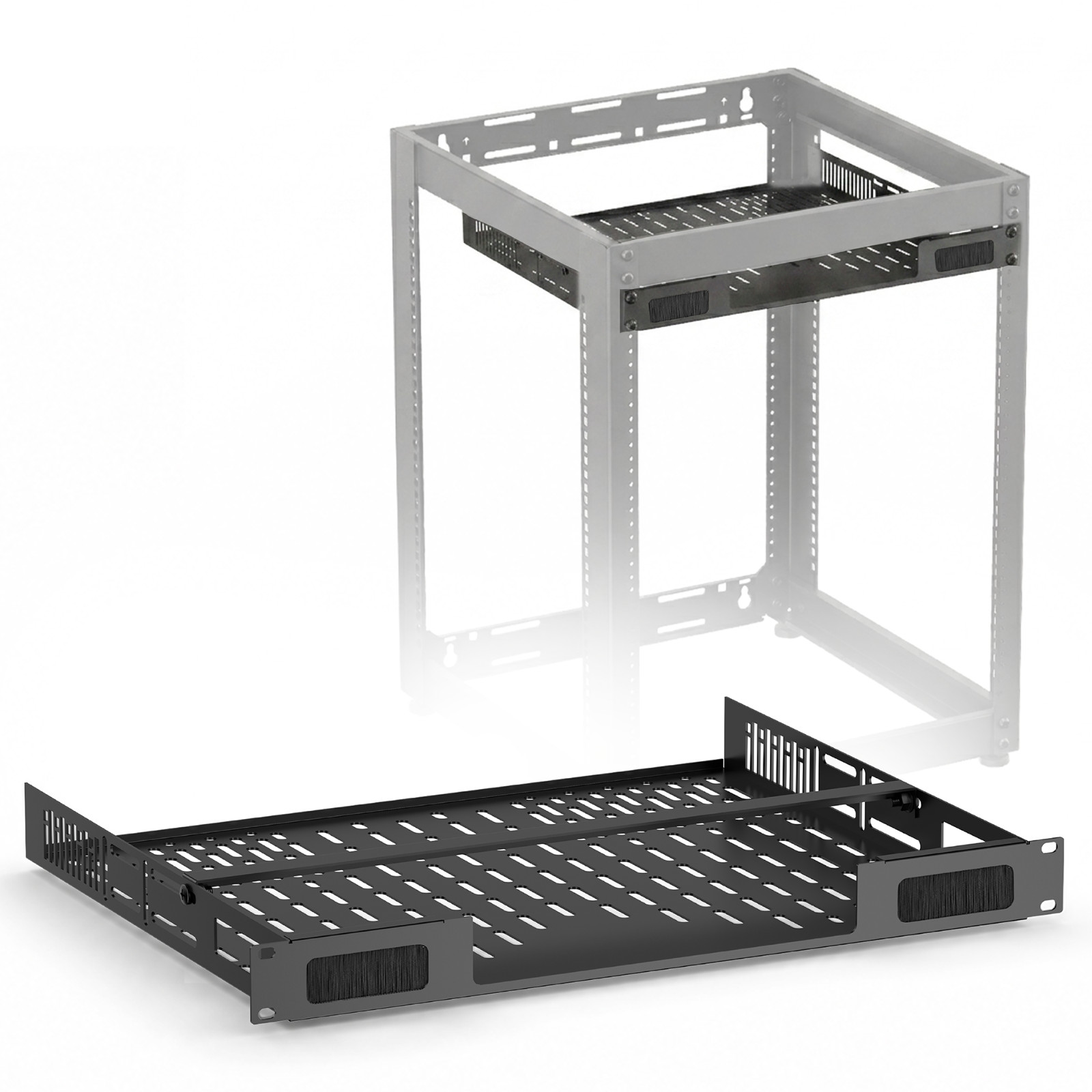 ynVISION Rack Mount Shelf for EERO Gateway - 1U - 19" wide 14" Dee[