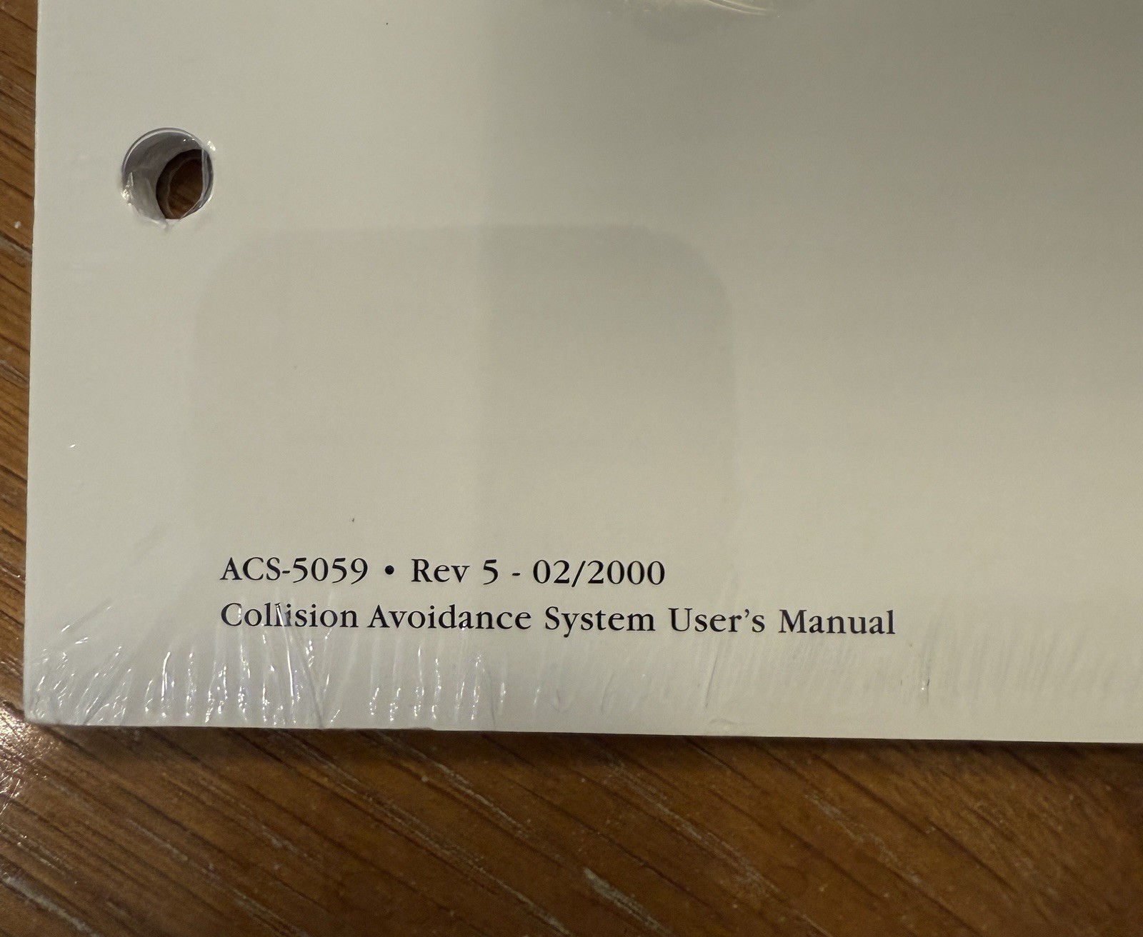 2000 Honeywell Collision Avoidance System TCAS User MANUAL