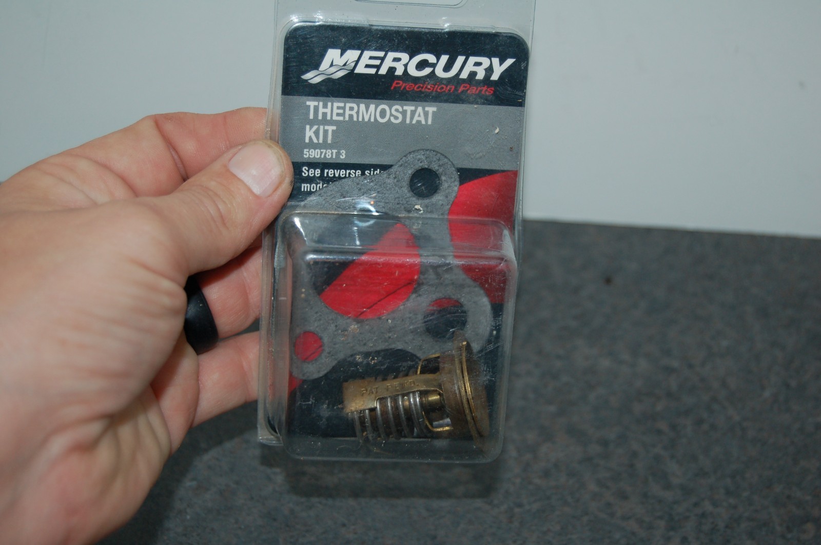 NEW GENUINE Mercury 59078T3 Thermostat Kit FACTORY MARINE OEM PARTS