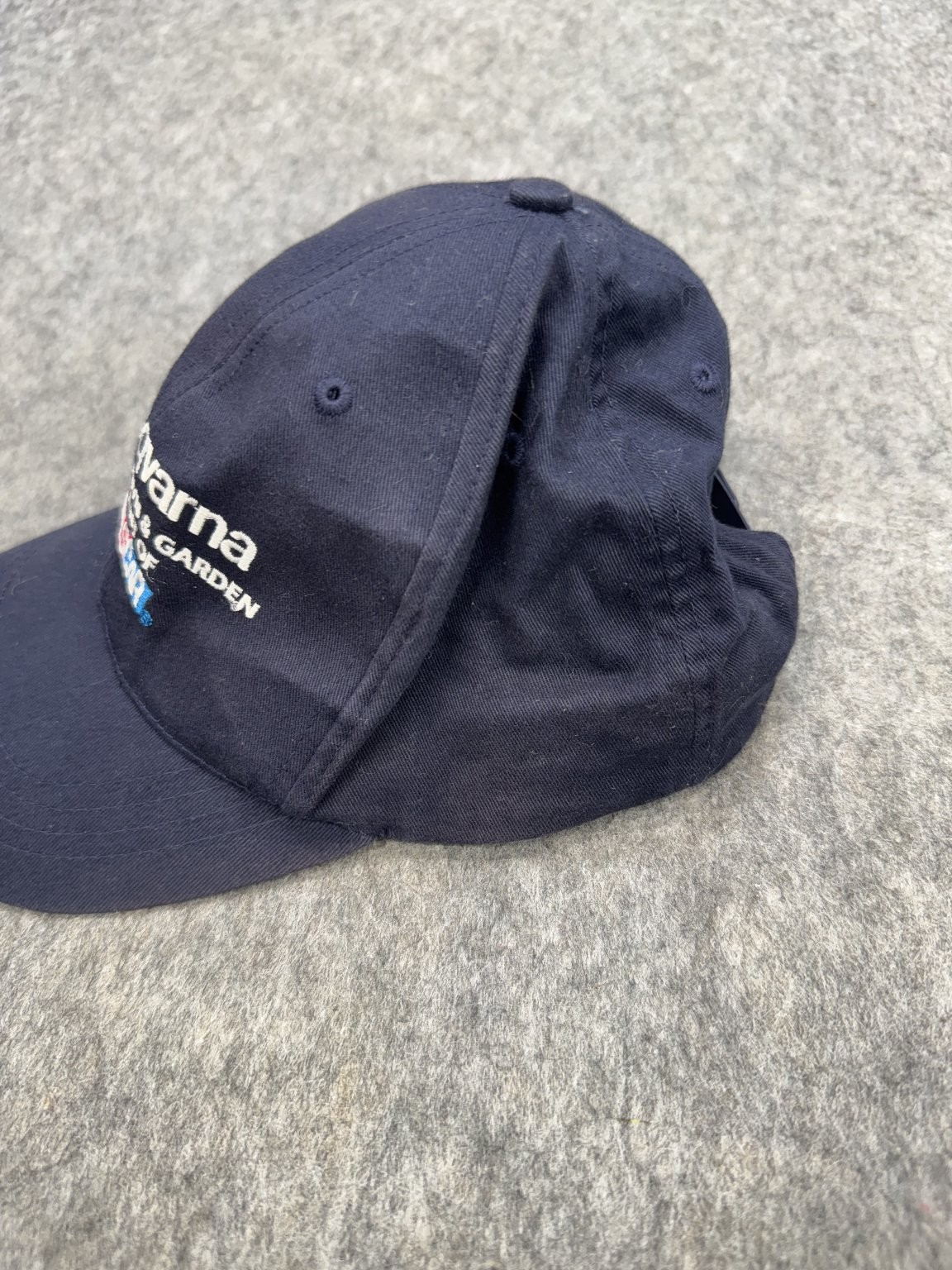 Husqvarna NASCAR Navy Blue Adjustable Baseball Cap Hat