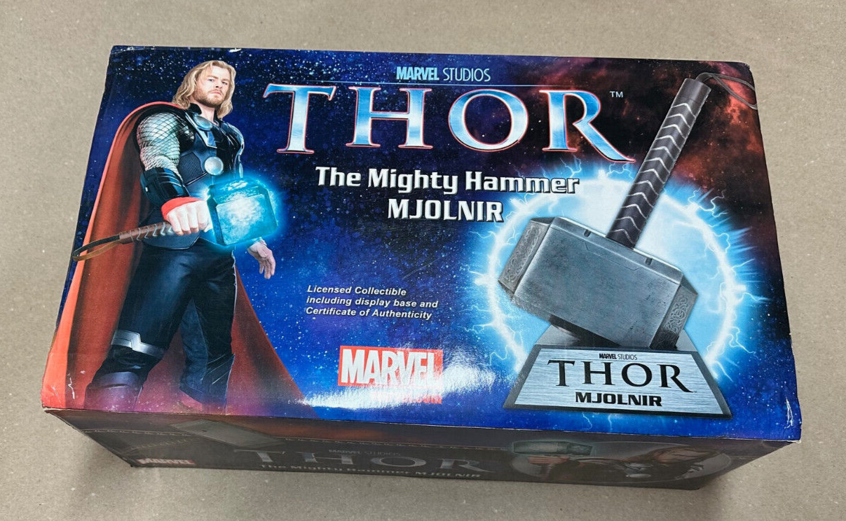 THOR HAMMER MJOLNIR 2012 Prop Replica ONLY 500 - MARVEL Official Licensed NEW