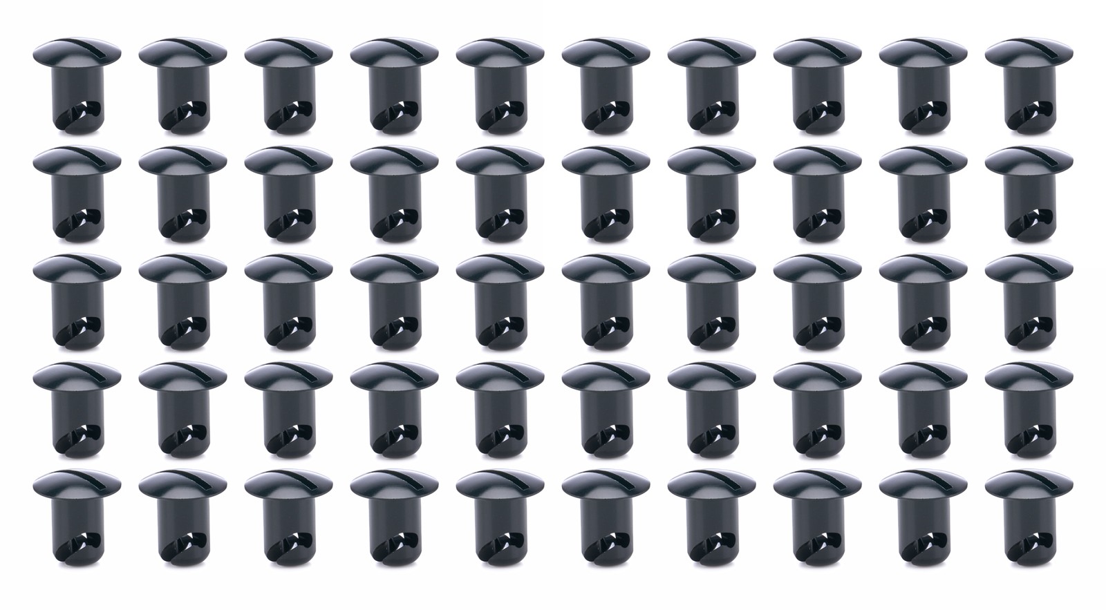 Ti22 Performance TIP8132-50 Oval Head Buttons .450 Long Black 50-Pack