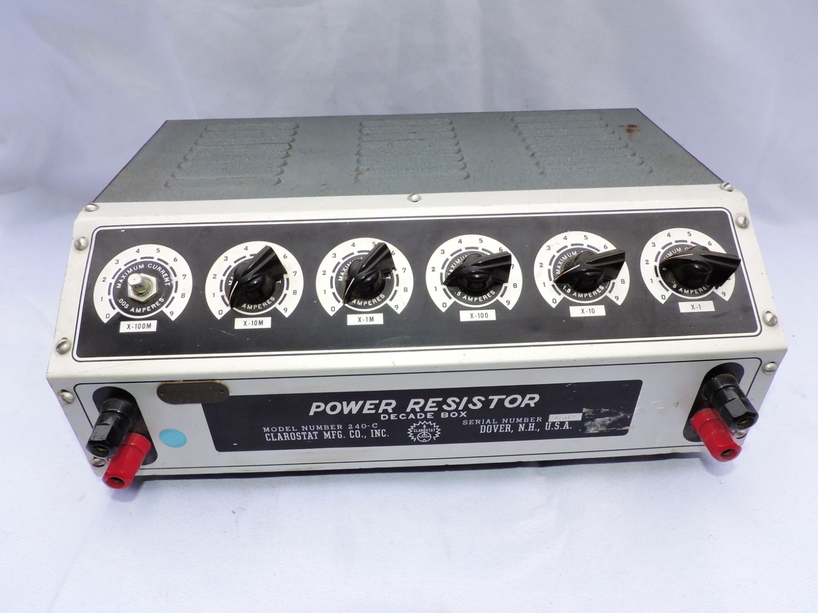 Clarostat Decade Power Resistor Box 240-C