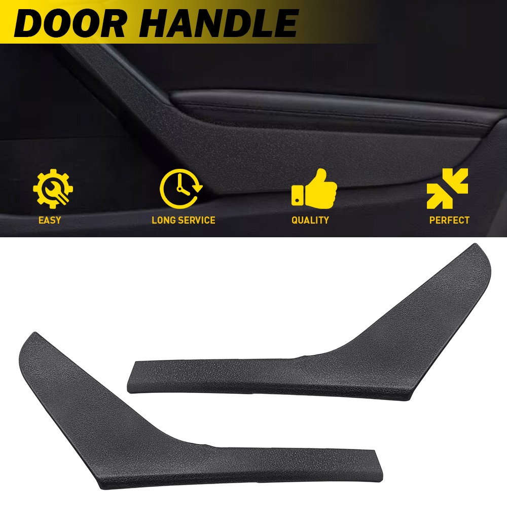 2X Left Right Inner Inside Door Handle Black For VW Golf 6 GTI MK6 2009-2013 EOA