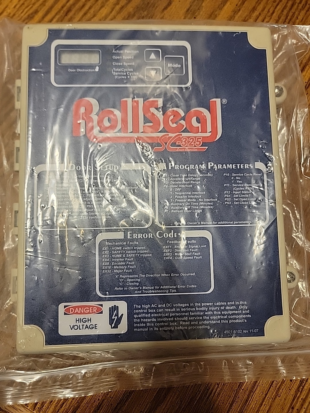 Rollseal SC-325 Controller Door Assembly Replacement 6407-0618