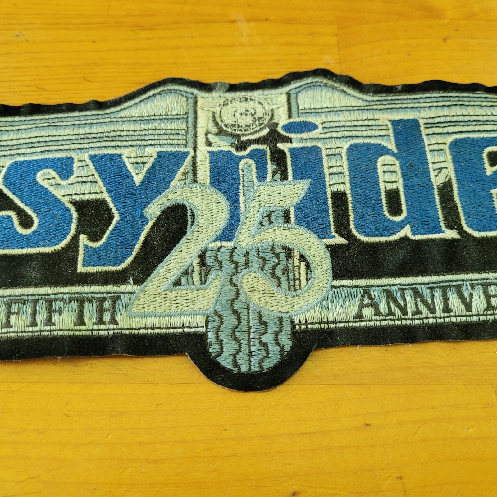 Easyriders 25th Anniversary Large Embroidered Biker Jacket Vest Patch 11"