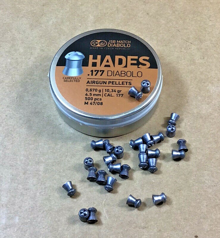 JSB Hades Diablo .177 Caliber 500 Count