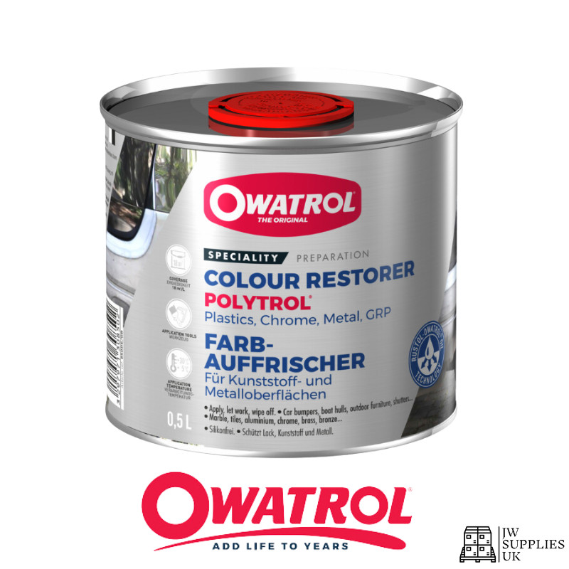Owatrol Colour Restorer Polytrol 0.5L,For Cars, Bikes, Furniture, Plastics