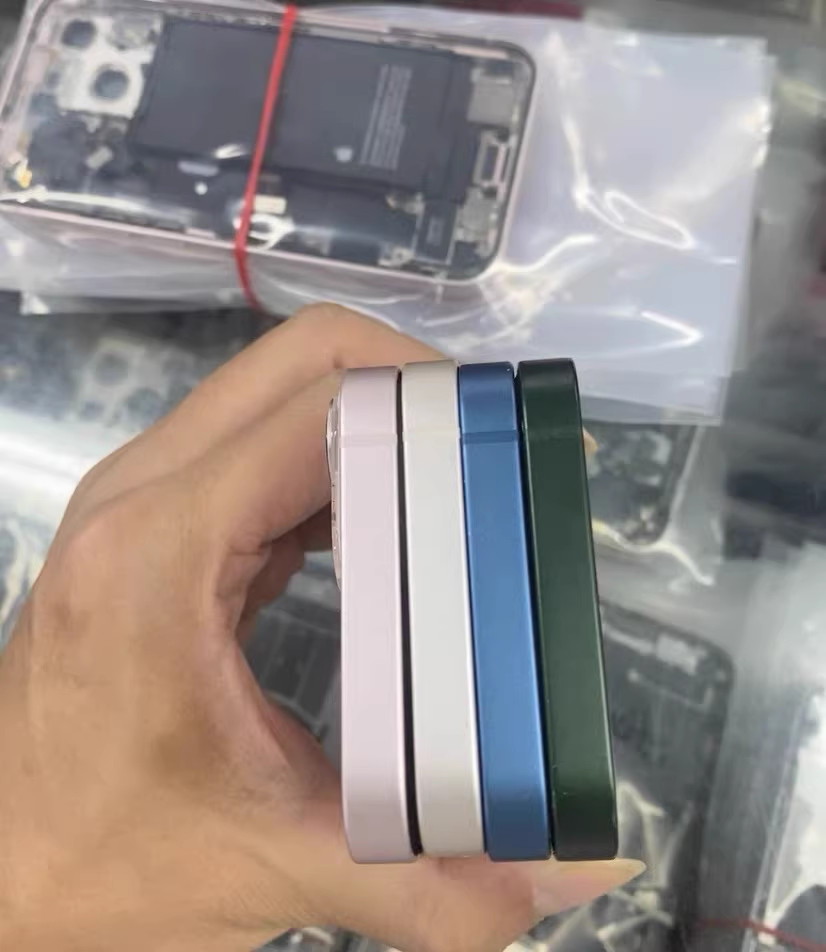 Genuine Original iPhone 13 mini Back Glass Cover Rear Housing Assembly Pulled