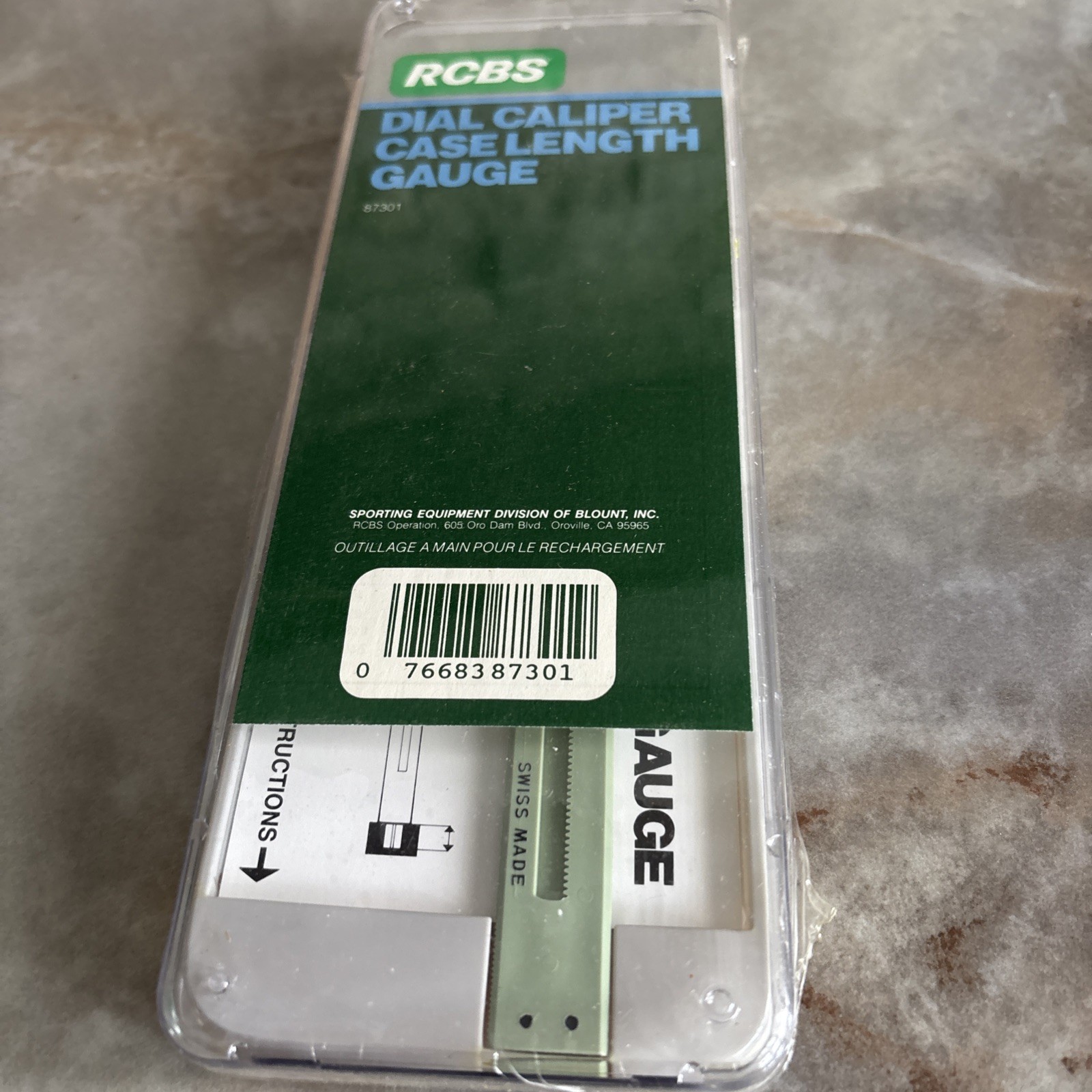 RCBS Dial Caliper Case Length Gauge 87301 NEW in Box With Paperwork #Q