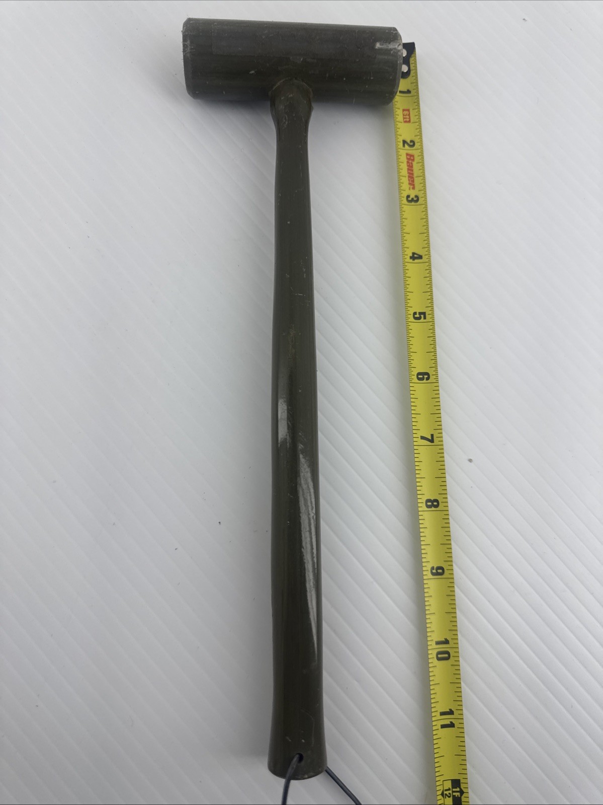 Vintage Rare Classic 11.5 Hammer Mallet Olive Green Quality