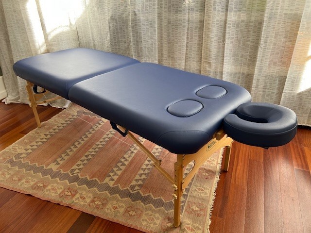 Custom Craftworks Athena Massage Table Ultra Leather Touch Response Memory Foam