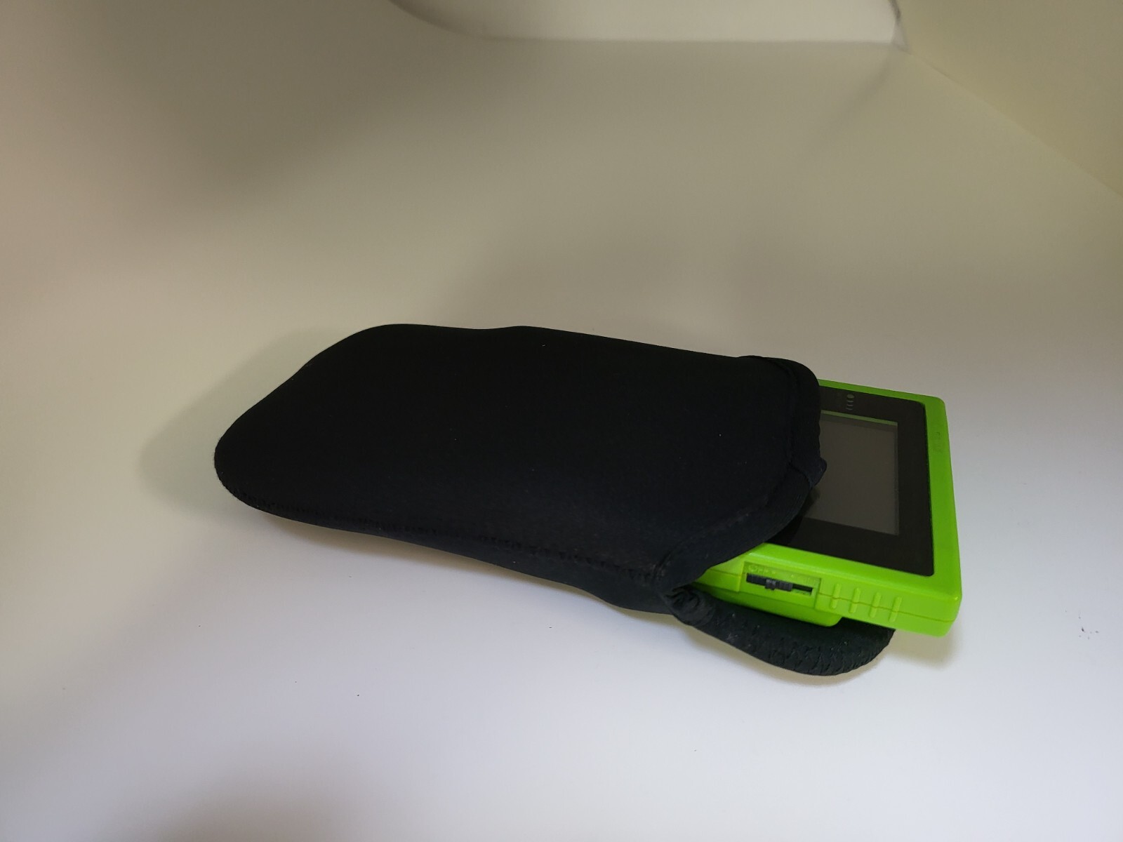 Flip Top Black Soft Padded Pouch Protective Sleeve Case for Gameboy Color #U15