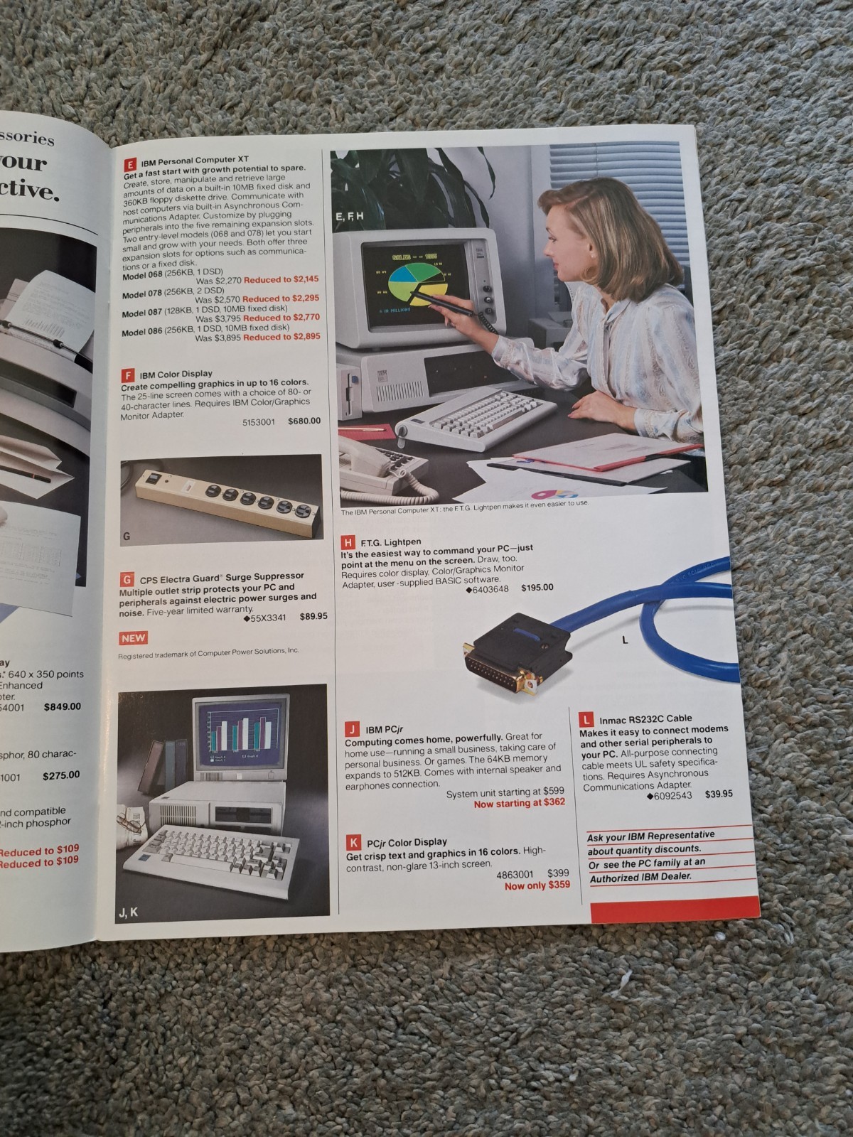 Vintage Summer 1986 IBM Personal Computer Catalog