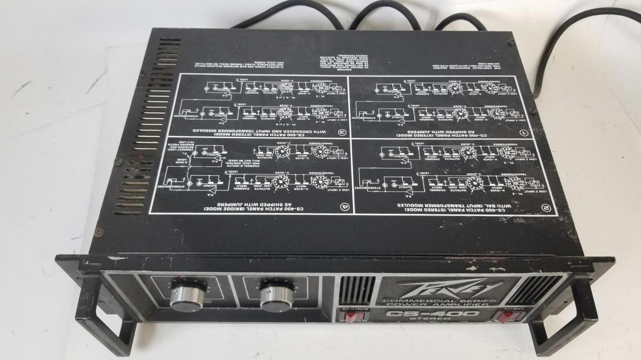 Peavey CS 400 Stereo Power Amplifier