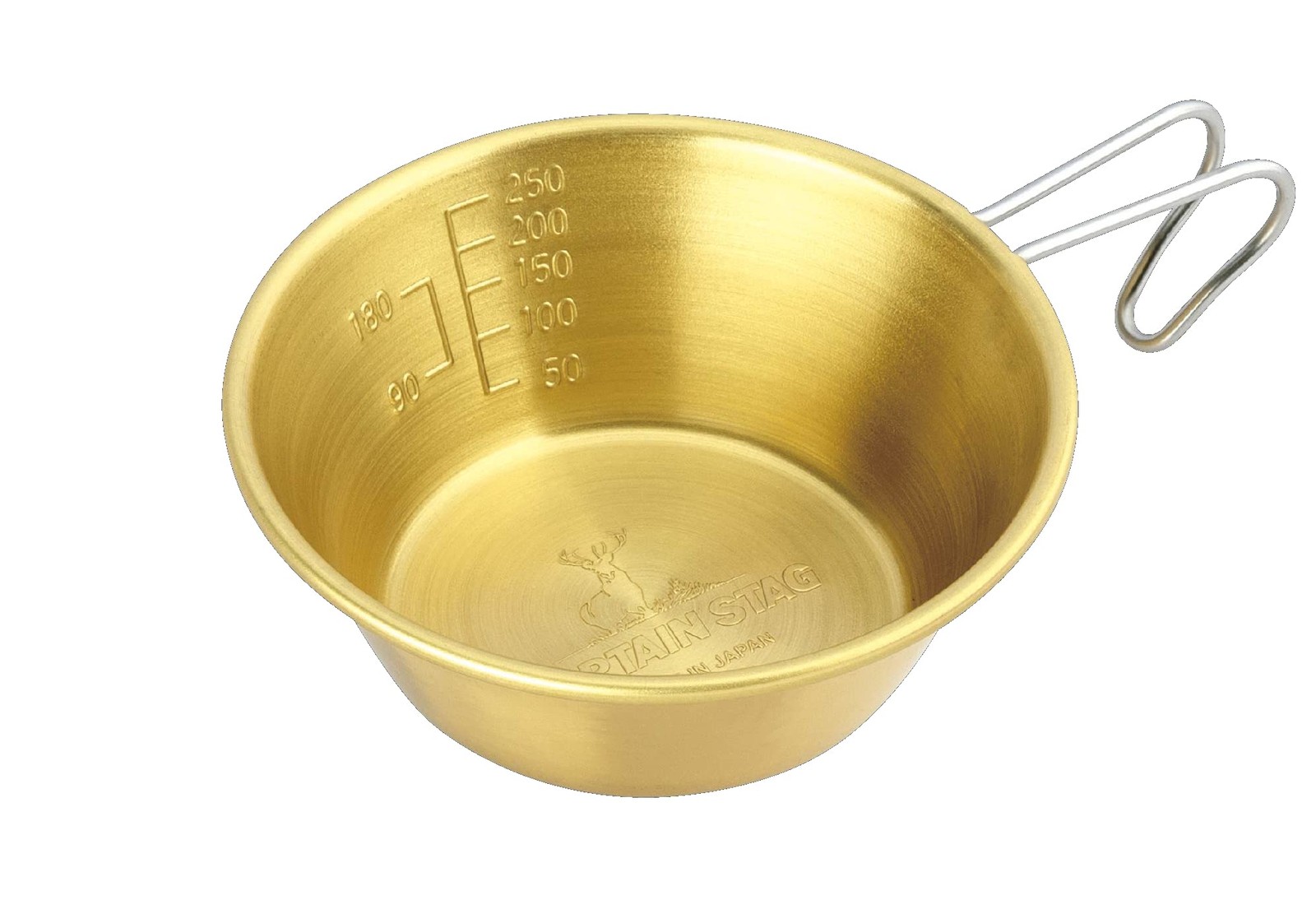 CAPTAIN STAG Brass Sierra Cup 320ml Japanese Made Tsubame Camping Cup
