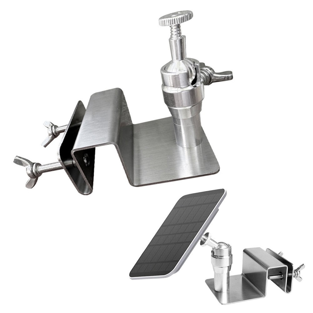 Adjustable Stainless Steel Bracket for Secure Mounting Solar Panels and Cameras